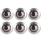 BLOX Racing New Fender Washers Kit M6 12pt - 6pc Large Diameter Silver - Burkken Auto Parts