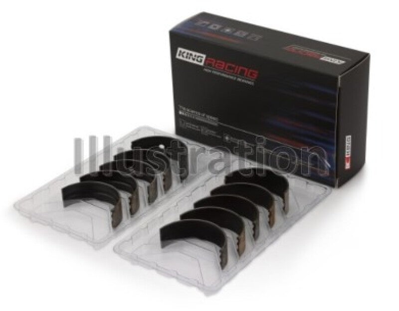 King Engine Bearings Toyota 4AGE/4AGZE 16V 1.6L (Size 0.25 Oversized) Performance Main Bearing Set - Burkken Auto Parts