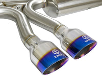 aFe Takeda 3in 304 SS Cat-Back Exhaust System w/ Blue Tips 2017 Honda Civic Si I4 1.5L (t) - Burkken Auto Parts