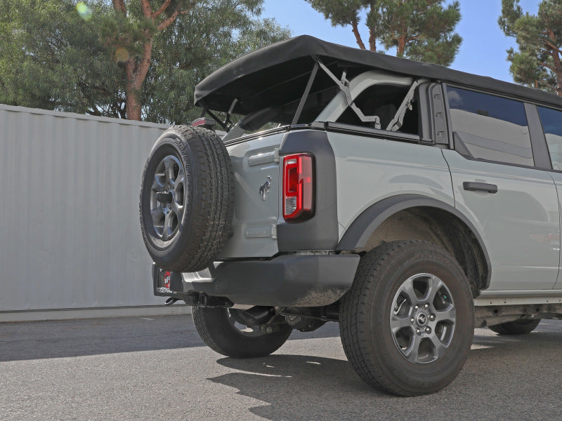 aFe Apollo GT 3in 409 SS Cat-Back Exhaust 2021 Ford Bronco L4-2.3L (t)/V6-2.7L (tt) w/ Black Tip - Burkken Auto Parts