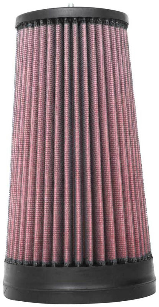 K&N Universal Unique Air Filter 2-3/4in FLG x 4-21/32in Base x 3-1/2in Top x 8-1/4in Height - Burkken Auto Parts