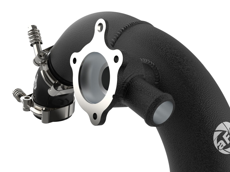 aFe Power 21-22 Ford Bronco L4-2.3L (t) BladeRunner 3 IN Aluminum Hot Charge Pipe Black - Burkken Auto Parts