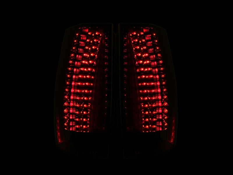 ANZO 2007-2011 Cadillac Escalade LED Taillights Chrome - Burkken Auto Parts