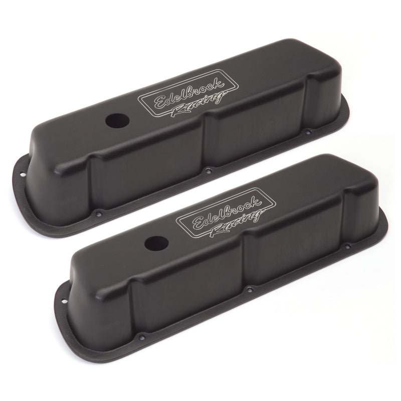 Edelbrock Valve Cover Victor Series Ford 289-302-351W CI V8 Low Black - Burkken Auto Parts