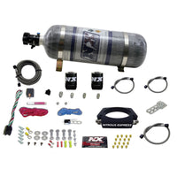 Nitrous Express GM LS 102mm Nitrous Plate Kit (50-400HP) w/12lb Composite Bottle - Burkken Auto Parts