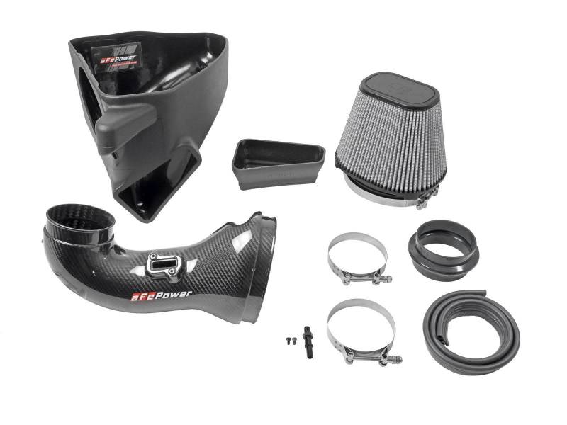 aFe 17-12 Chevrolet Camaro ZL1 (6.2L-V8) Track Series Carbon Fiber CAI System w/ Pro-DRY S Filters - Burkken Auto Parts
