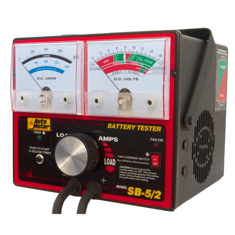Autometer Battery Tester 800 AMP w/ Unloader - Burkken Auto Parts
