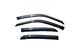 AVS 98-11 Ford Crown Victoria (Short Rears) Ventvisor Outside Mount Window Deflectors 4pc - Smoke - Burkken Auto Parts