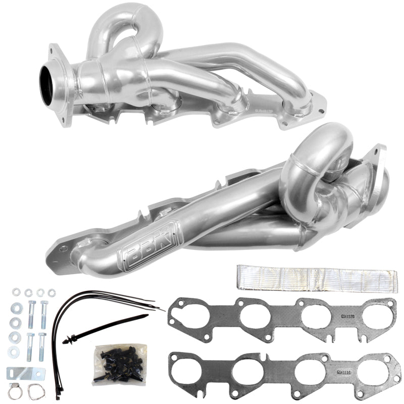 BBK 19-23 Dodge Ram 1500 5.7L (Ex. MegaCab) Shorty Tuned Exhaust Headers - 1-3/4in Silver Ceramic - Burkken Auto Parts