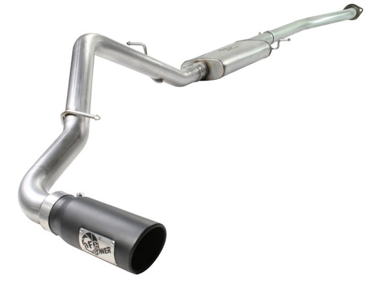 aFe MACHForce XP Exhaust SS-409 Cat-Back w/ 304SS Black Tip 04-07 GM Trucks 1500 V6/V8 - Burkken Auto Parts
