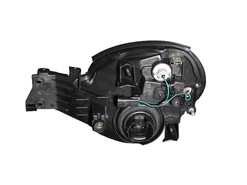 ANZO 2002-2003 Subaru Impreza Crystal Headlights Black - Burkken Auto Parts