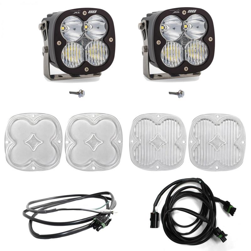 Baja Designs 2021+ Ford Bronco A Piller Light Kit XL80 D/C w/Upfitter - Burkken Auto Parts