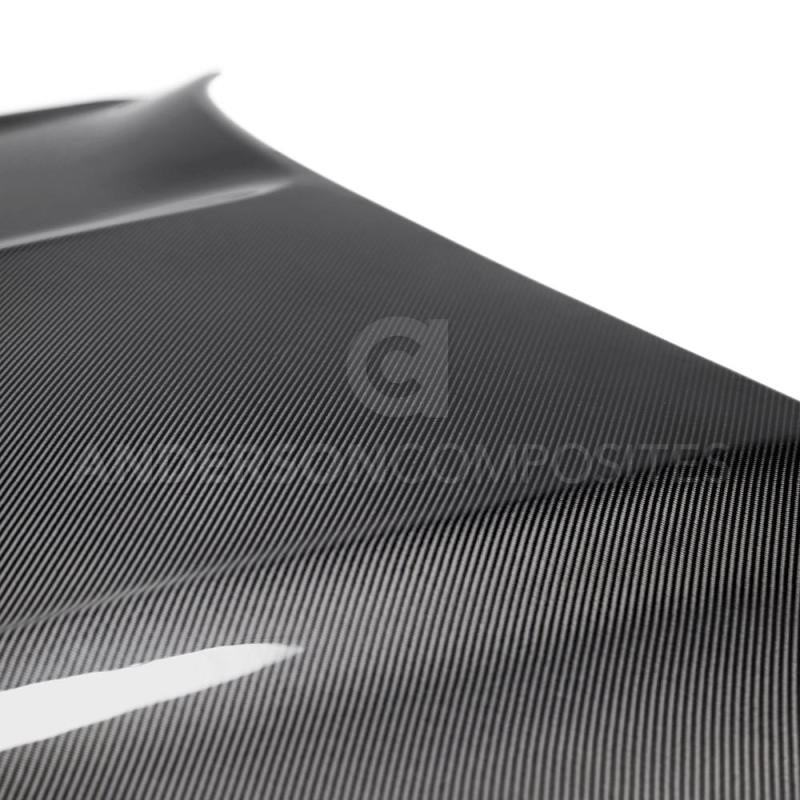 Anderson Composites 2015-2017 Ford Mustang Shelby GT350 Double Sided Carbon Fiber Hood - Burkken Auto Parts