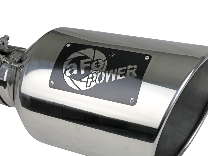 aFe Power MACH Force-Xp 304 Stainless Steel Clamp-on Exhaust Tip - Polished - Burkken Auto Parts