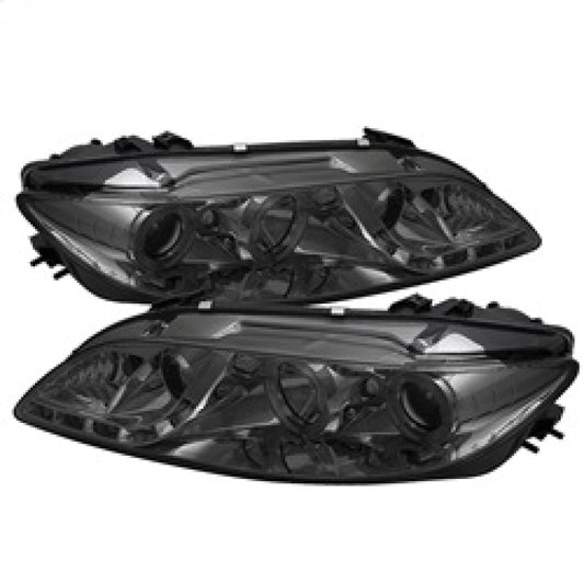 Spyder Mazda 6 03-05 With Fog Lights Projector Headlights LED Halo DRL Smke PRO-YD-M603-FOG-DRL-SM - Burkken Auto Parts