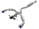 aFe 23-24 Toyota GR Corolla L3 1.6L (t) Gemini XV 3in to 2-1/2in Cat Back Exhaust w/ Blue Flame Tips - Burkken Auto Parts