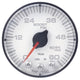 Autometer Spek-Pro Gauge Boost 2 1/16in 60psi Stepper Motor W/Peak & Warn Wht/Blk - Burkken Auto Parts