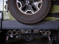 aFe Rebel Series 2.5in 409 SS Axle-Back Exhaust Polished 07-18 Jeep Wrangler (JK) V6-3.6L/3.8L - Burkken Auto Parts