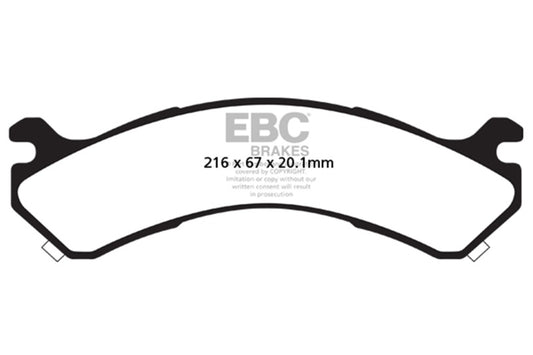 EBC 01-05 Chevrolet Silverado 3500 (2WD) Yellowstuff Rear Brake Pads