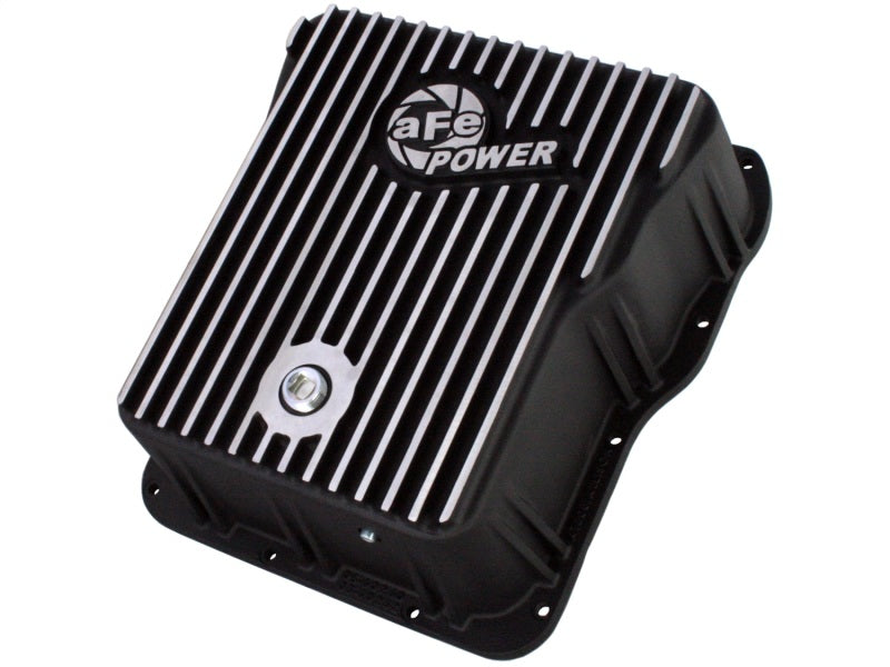 aFe Power Cover Trans Pan Machined Trans Pan GM Diesel Trucks 01-12 V8-6.6L Machined - Burkken Auto Parts
