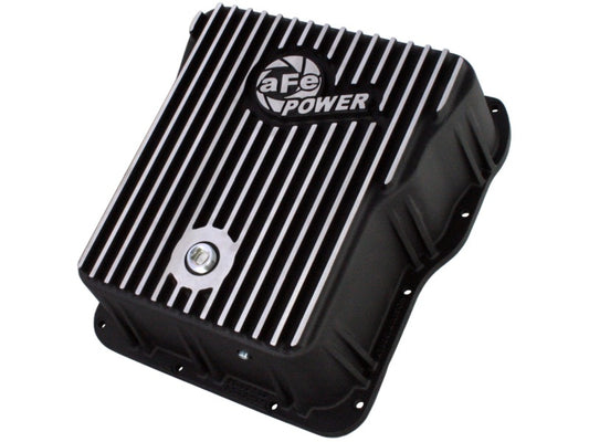 aFe Power Cover Trans Pan Machined Trans Pan GM Diesel Trucks 01-12 V8-6.6L Machined - Burkken Auto Parts