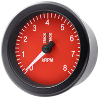 Autometer Stack Sport 88mm 0-8K RPM Tachometer - Red - Burkken Auto Parts