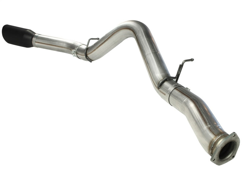 aFe MACHForce XP Exhaust 5in DPF-Black, GM Diesel Trucks 07.5-10 V8-6.6L 9(td) LMM - Burkken Auto Parts