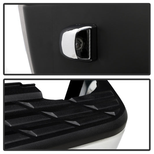 xTune 07-13 Chevy Silverado/GMC Sierra 1500 OEM Style Steel Rear Bumper - Chrome RB-CS07-SET-C