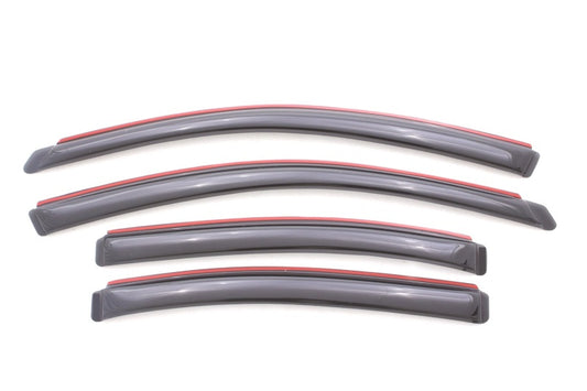 AVS 09-15 Nissan Maxima Ventvisor In-Channel Front & Rear Window Deflectors 4pc - Smoke - Burkken Auto Parts