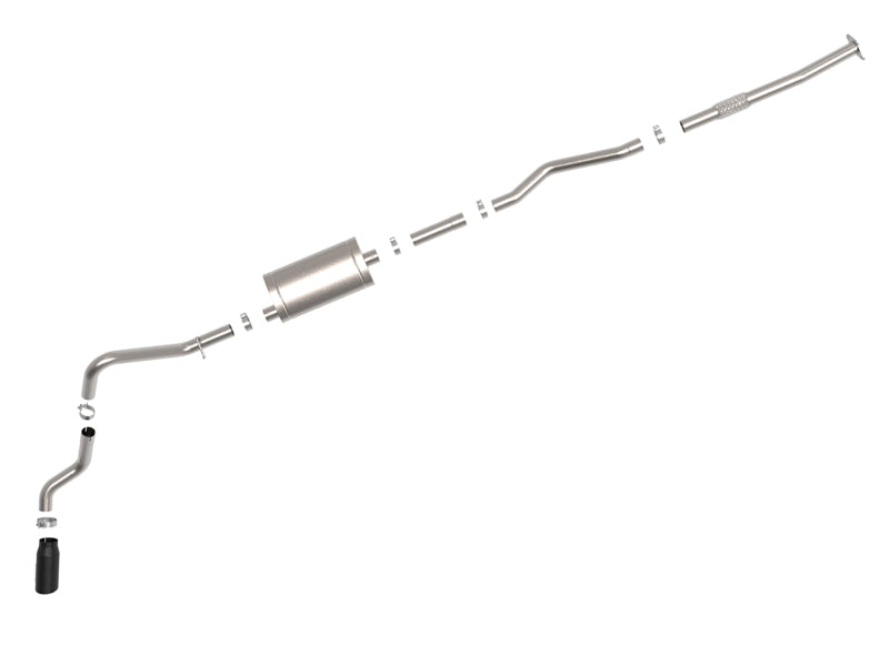 AFE Apollo GT Series 19-20 GM 1500 2.7L (T) 409 SS CB Exhaust System w/Black Tip - Burkken Auto Parts