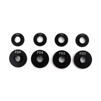 BLOX Racing 02-05 Honda Civic EP3 / 06-11 Civic FD/FG / 02-06 Acura RSX DC5 Subframe Hard Collar Kit - Burkken Auto Parts