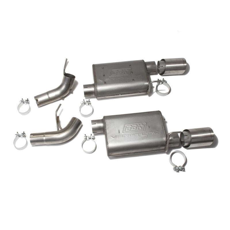 BBK 05-10 Mustang GT VariTune Axle Back Exhaust Kit (Stainless Steel - Burkken Auto Parts