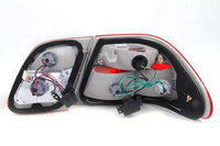 ANZO 1996-2002 Mercedes Benz E Class W210 Taillights Red/Clear G2 - Burkken Auto Parts