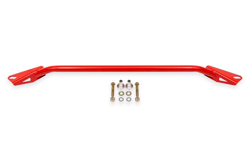 BMR 24-25 Ford Mustang S650 Chassis Brace Front Subframe 2-point - Red - Burkken Auto Parts