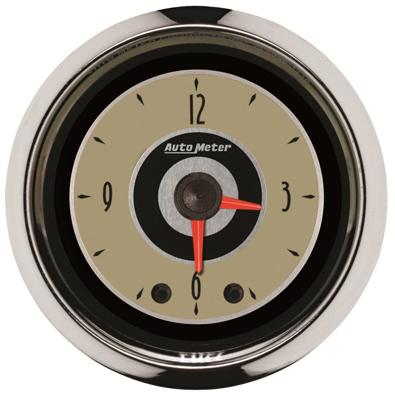 AutoMeter Gauge Clock 2-1/16in. 12HR Analog Cruiser - Burkken Auto Parts