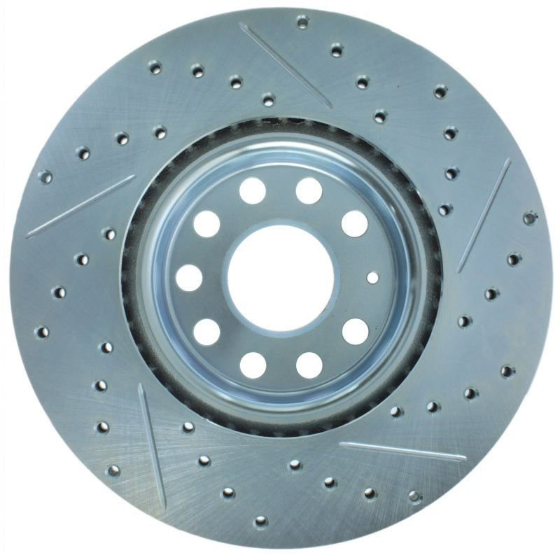 StopTech Select Sport 06-17 Volkswagen Jetta Slotted & Drilled Front Right Rotor - Burkken Auto Parts