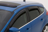 AVS 12-18 Ford Focus Ventvisor Outside Mount Window Deflectors 4pc - Smoke - Burkken Auto Parts