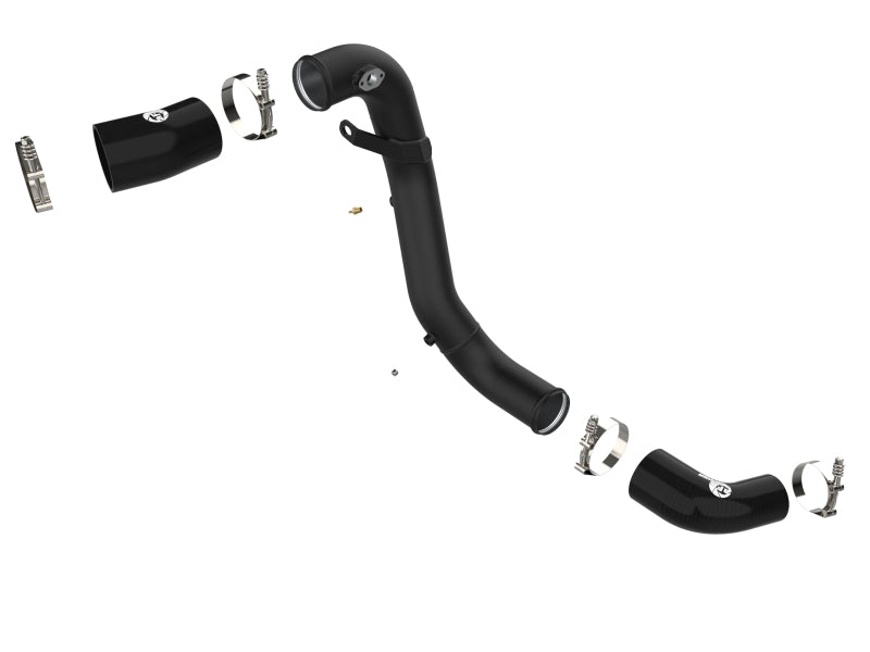 aFe Kia Stinger 18-22 V6-3.3L (tt) BladeRunner Cold Charge Pipe- Black - Burkken Auto Parts