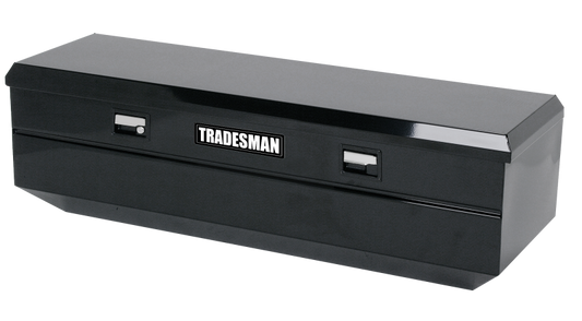 Tradesman Steel Flush Mount Truck Tool Box (48in.) - Black - Burkken Auto Parts