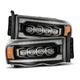 AlphaRex 02-05 Dodge Ram 1500 NOVA LED Proj Headlights Plank Style Blk w/Activ Light/Seq Signal - Burkken Auto Parts