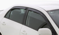 AVS 07-13 Toyota Yaris Sedan Only Ventvisor In-Channel Front & Rear Window Deflectors 4pc - Smoke - Burkken Auto Parts
