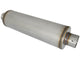 aFe MACH Force-Xp 409 SS Muffler 3-1/2in ID Center/Center x 7in Dia x 24in L - Round Body - Burkken Auto Parts