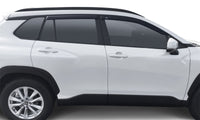 AVS 22-23 Toyota Corolla Cross Outside Mount Ventvisor Defector 4pc - Smoke - Burkken Auto Parts