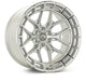 Vossen HFX-1 22x10.5 / 5x112 / ET8 / Super Deep / 66.5 CB - Silver Polished Wheel - Burkken Auto Parts