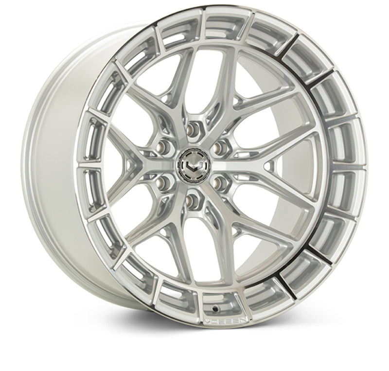 Vossen HFX-1 22x10 / 6x139.7 BP / ET-18 / 106.1 CB / Super Deep - Silver Polished Wheel - Burkken Auto Parts