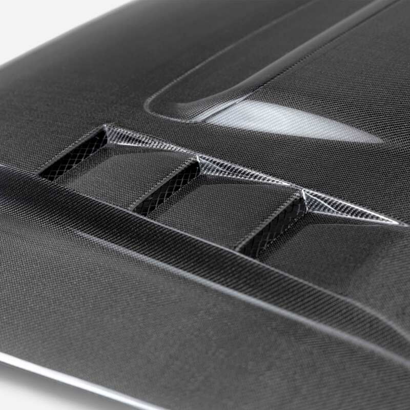 Seibon 12-15 Toyota Tacoma TS-Style Carbon Fiber Hood - Burkken Auto Parts