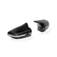 Akrapovic 2018+ BMW M5 (F90) / 2020 BMW M8 (F91/F92) Carbon Fiber Mirror Cap Set - High Gloss - Burkken Auto Parts