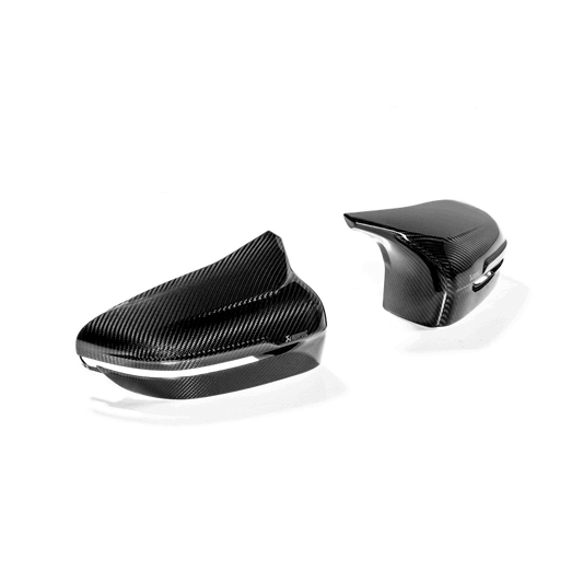 Akrapovic 2018+ BMW M5 (F90) / 2020 BMW M8 (F91/F92) Carbon Fiber Mirror Cap Set - High Gloss - Burkken Auto Parts