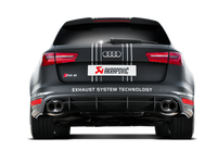 Akrapovic 14-17 Audi RS6 Avant (C7) Evolution Line Cat Back (Titanium) w/ Carbon Tips - Burkken Auto Parts