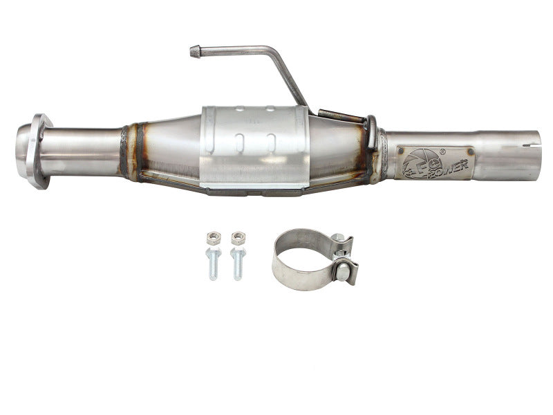 aFe Power Direct Fit Catalytic Converter Replacements Rear 04-06 Jeep Wrangler (TJ/LJ) I6-4.0L - Burkken Auto Parts